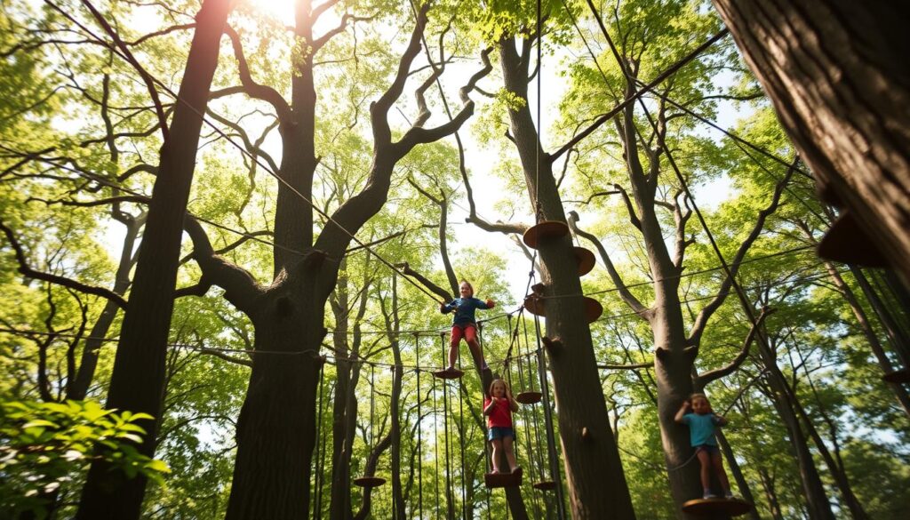 Naturabenteuer im Kletterwald